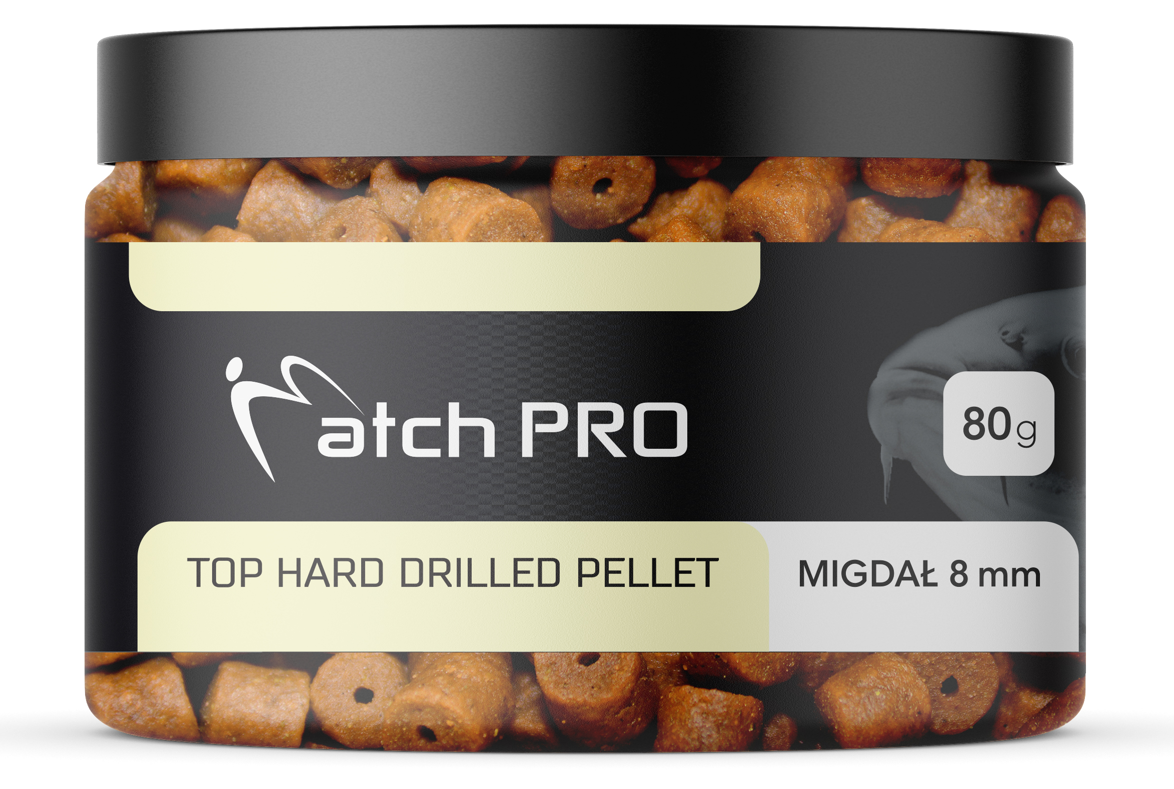 TOP HARD MIGDAŁ 12mm DRILLED Pellet MatchPro 80g