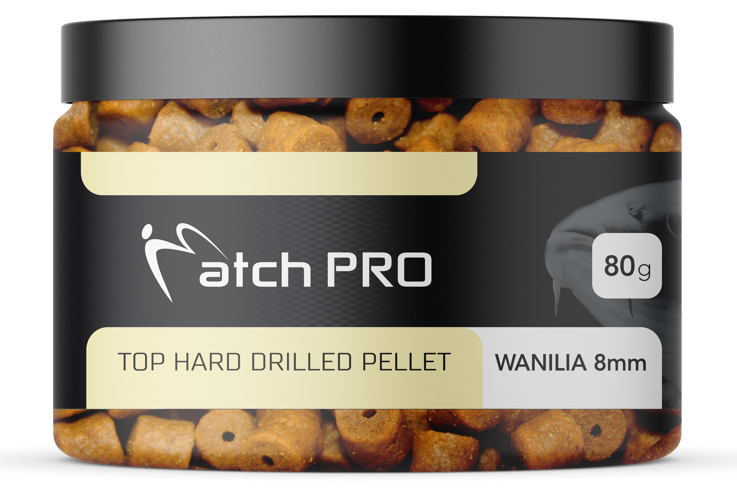 TOP HARD Wanilia 8mm DRILLED Pellet MatchPro  80g