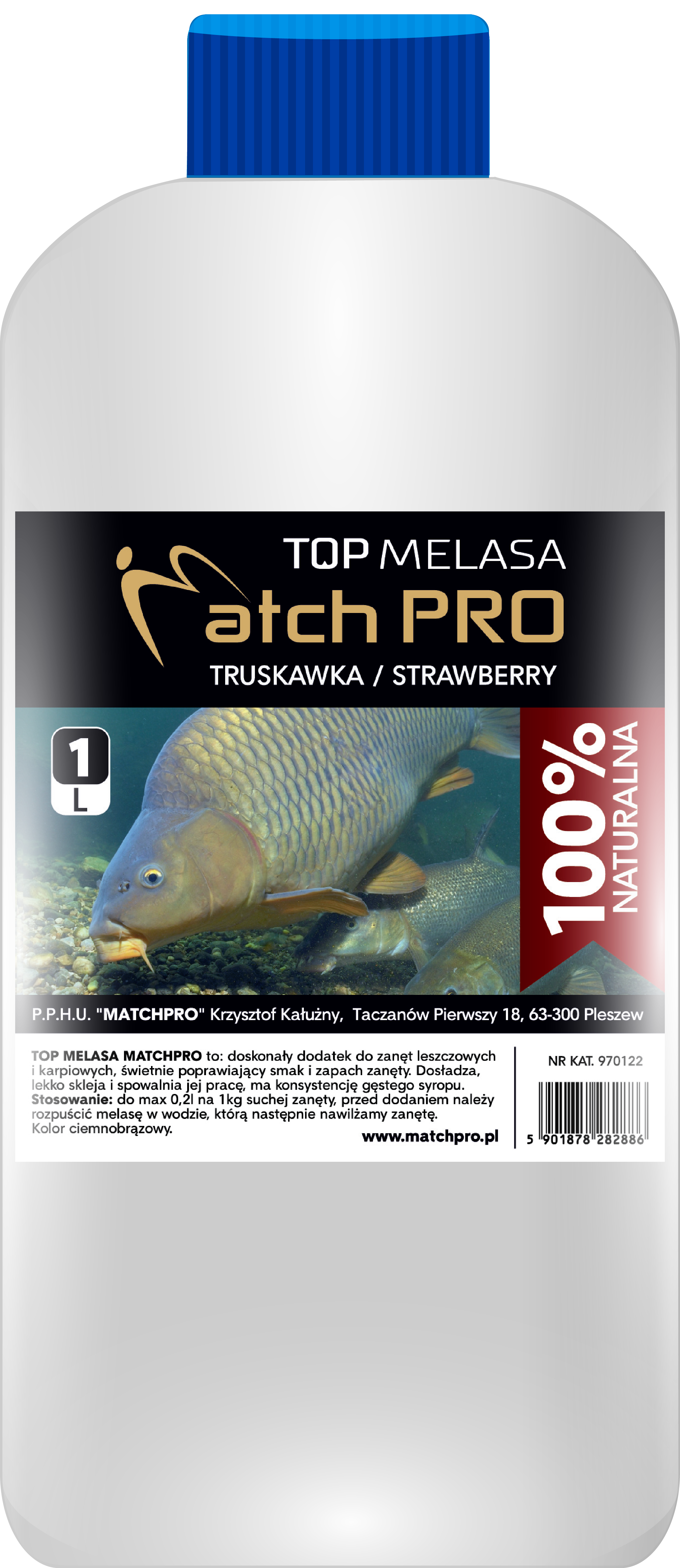 TOP Melasa Truskawka MatchPro 1000ml