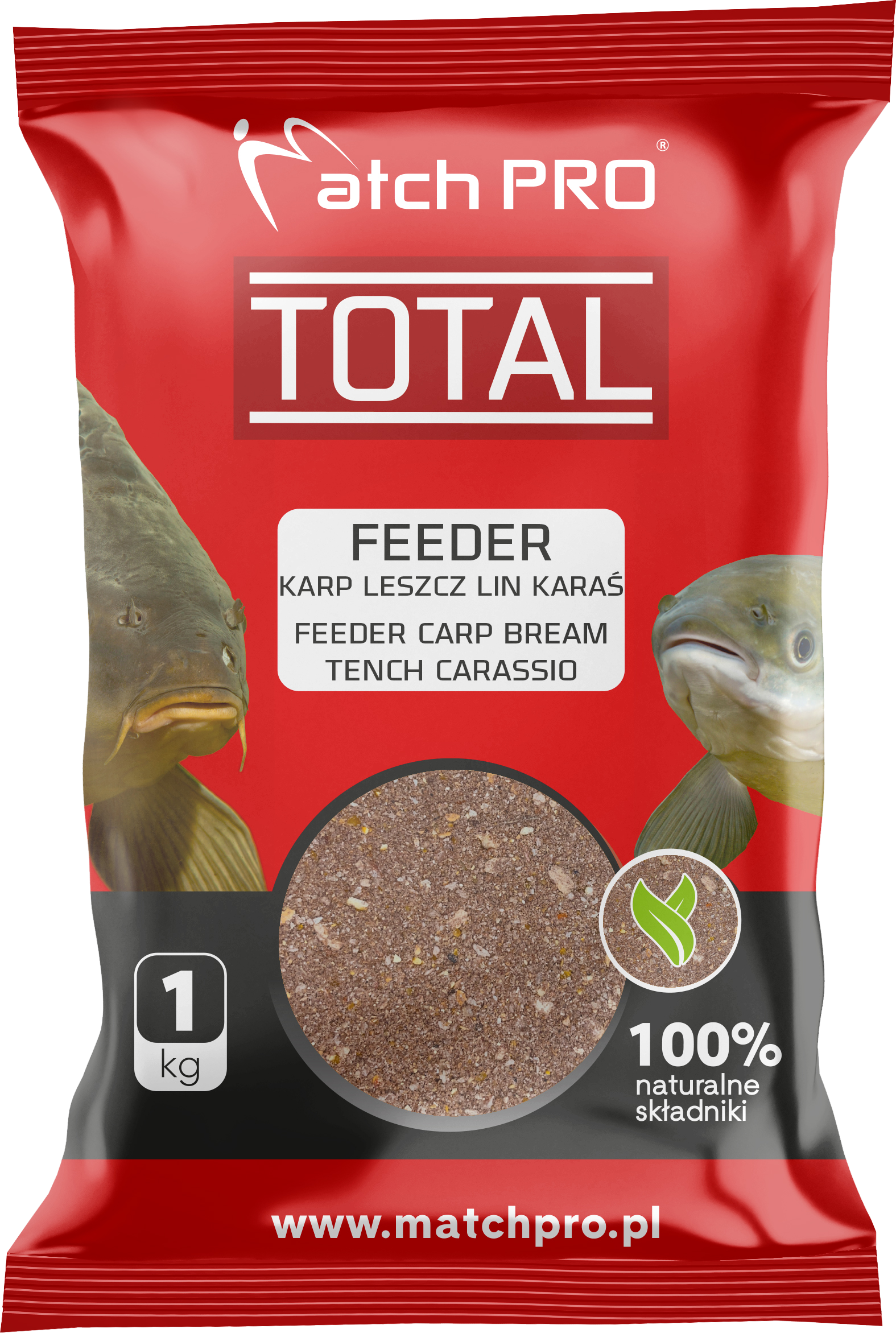 TOTAL FEEDER KARP LESZCZ LIN Zanęta MatchPro 1kg