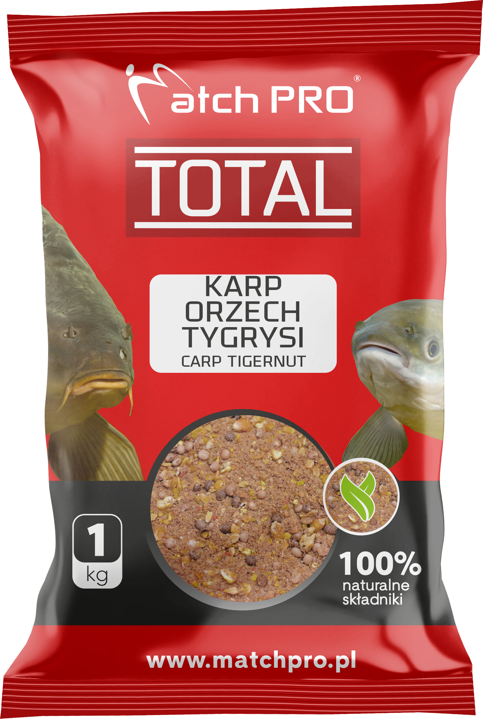 TOTAL KARP ORZECH TYGRYSI Zanęta MatchPro 1kg