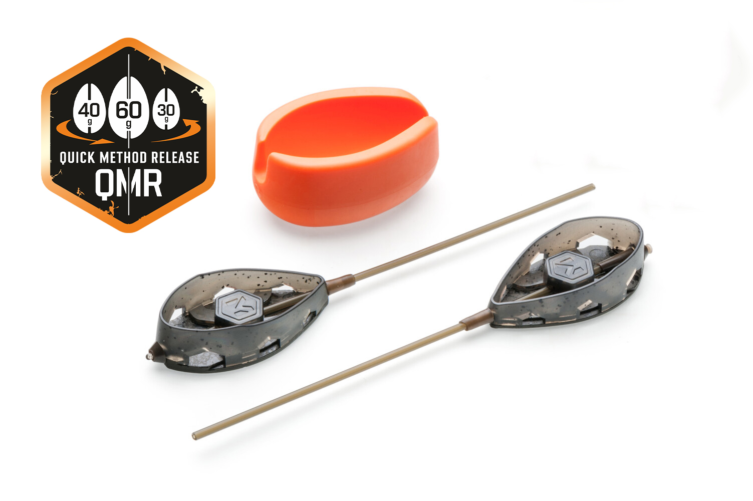 Mivardi – Method Feeder set QMR Flat XL long (50g + 60g + mould)