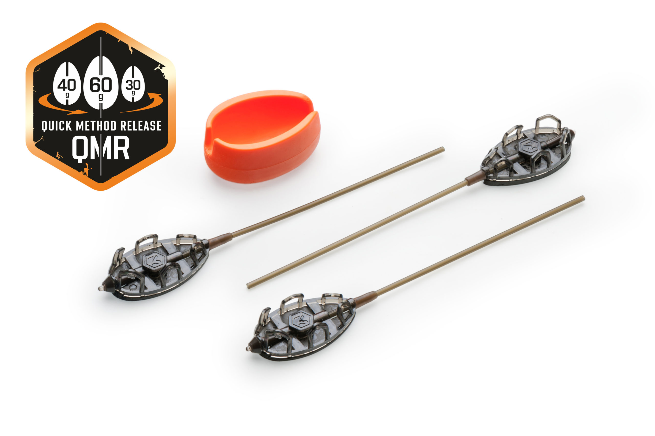 Mivardi – Method Feeder set QMR Grip L long (30g + 40g + 50g + mould)