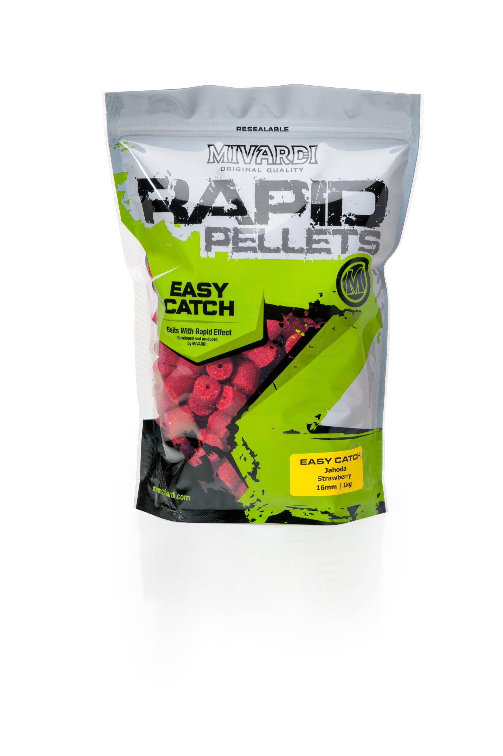 Mivardi – Rapid pellets Easy Catch – Strawberry (1kg | 12mm)