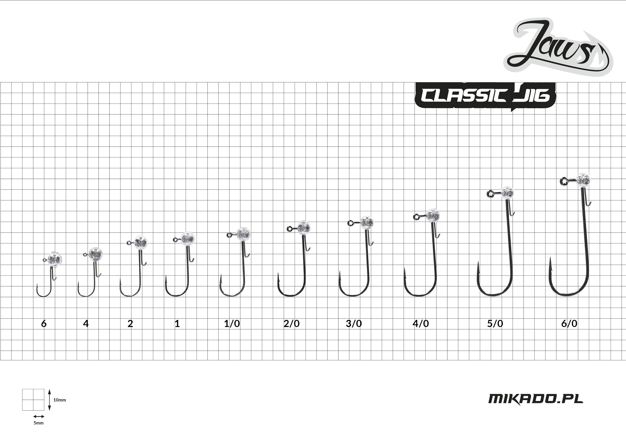 Mikado-GLOWKA-JIGOWA-JAWS-CLASSIC-10g-10-BN-op.3szt-3