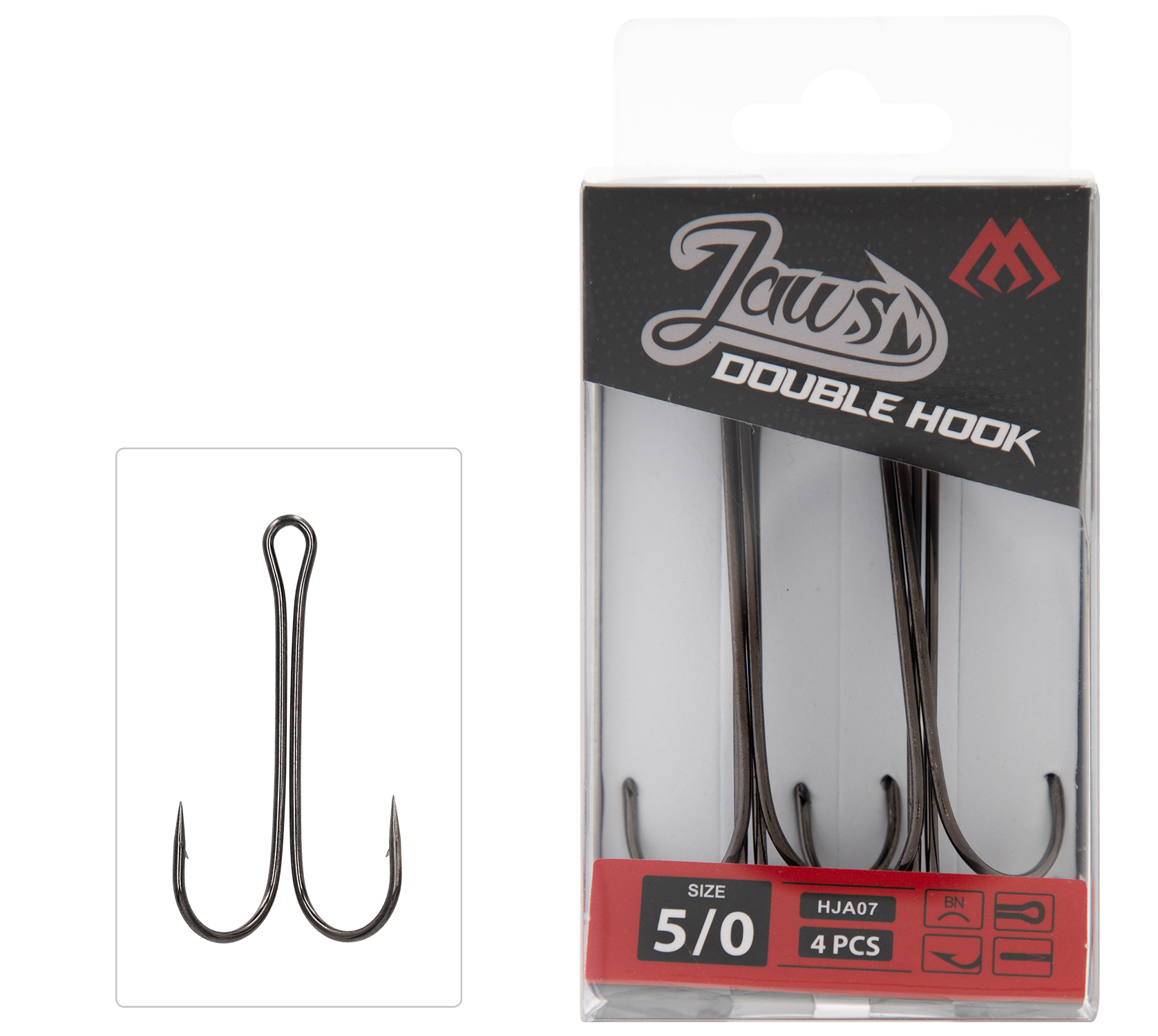 Mikado-KOTWICA-JAWS-DOUBLE-HOOK-PODWOJNA-nr-10-op.5szt-2