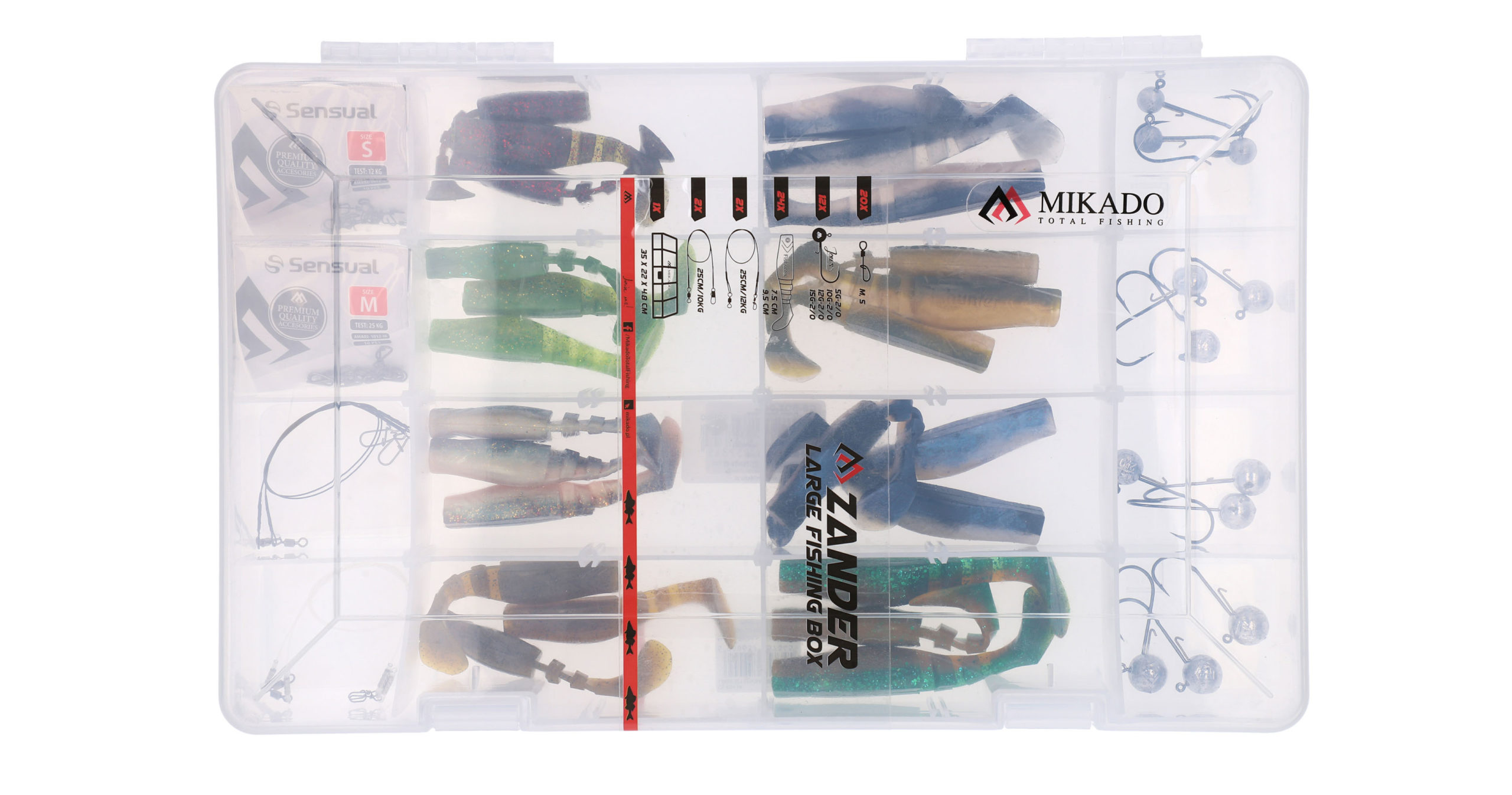 Mikado – LARGE SET ZANDER SOFT LURE KIT