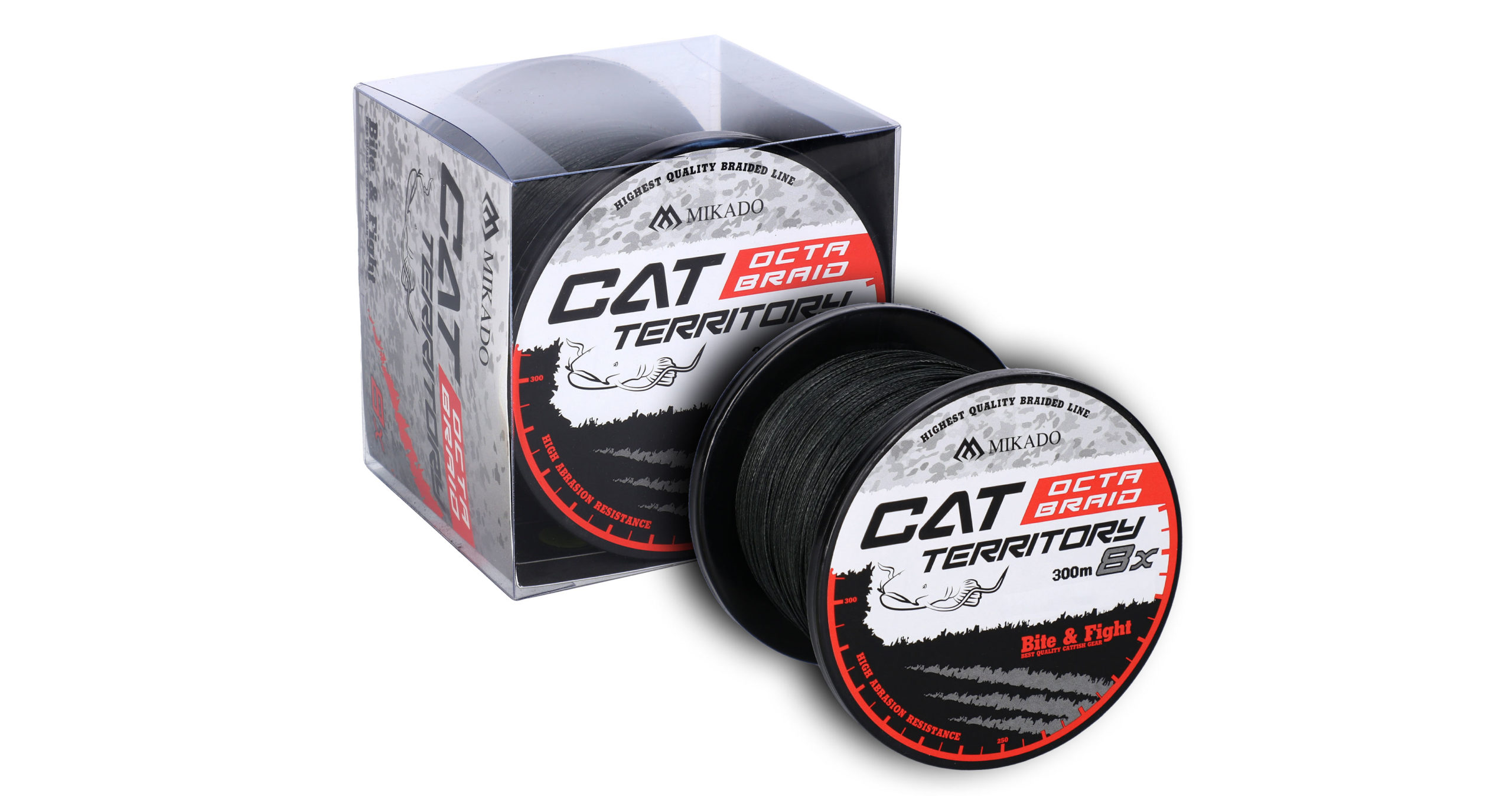 Mikado – PLECIONKA – CAT TERRITORY OCTA BRAID – 0.40mm/39.8kg/300m – ZIELONA – op.1szp.