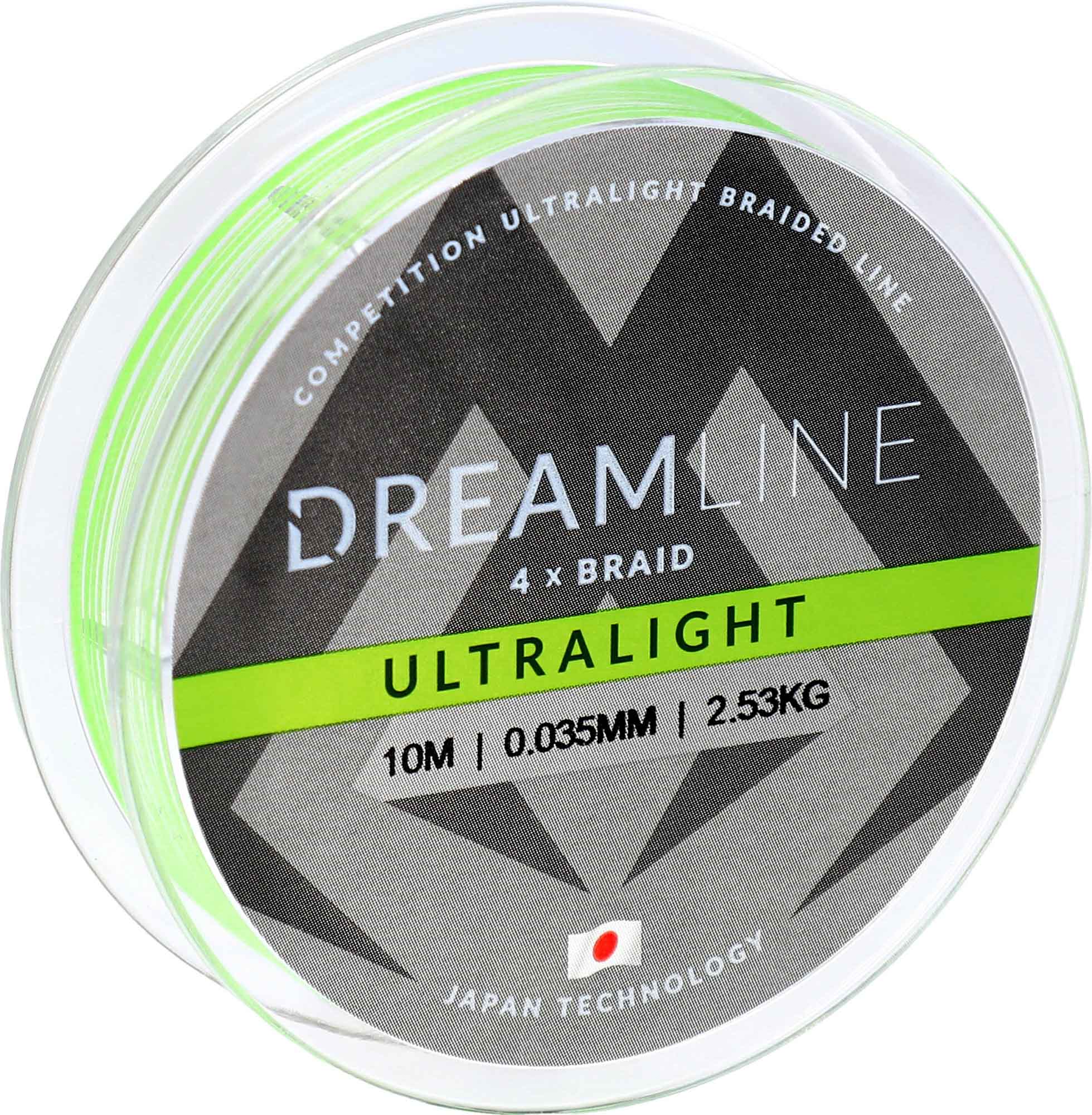 Mikado-PLECIONKA-DREAMLINE-ULTRALIGHT-0.035mm2.53kg10m-FLUO-ZIELONA-op.1szp-1