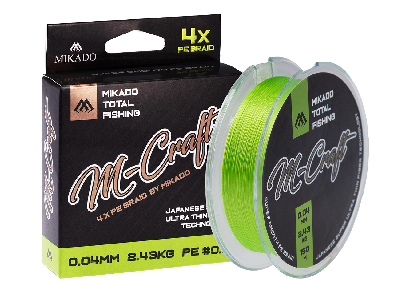 Mikado – PLECIONKA – M-Craft Braid – 0.03mm/1.83kg/150m – FLUO – op.1szp.