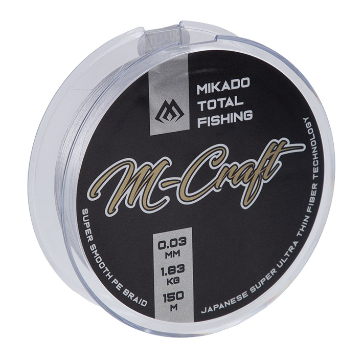 Mikado-PLECIONKA-M-Craft-Braid-0.03mm1.83kg150m-STEEL-GRAY-op.1szp-3