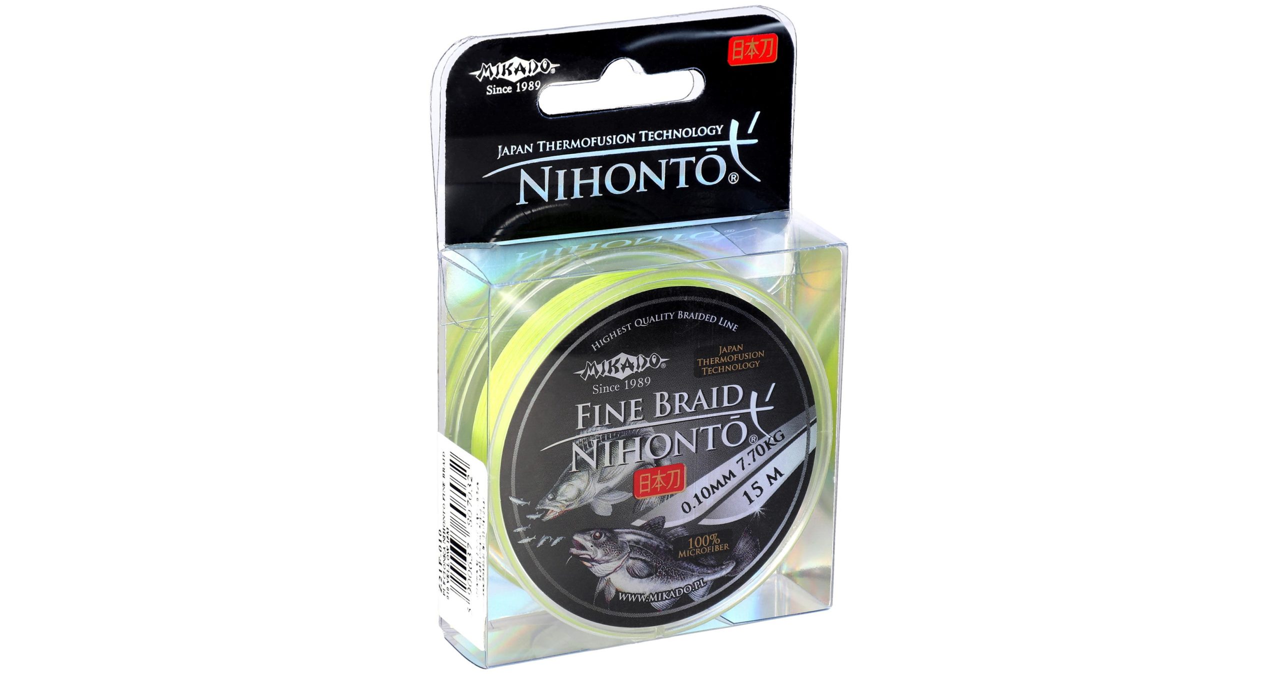 Mikado-PLECIONKA-NIHONTO-FINE-BRAID-0.06mm3.25kg15m-FLUO-ZOLTA-op.1szp-2-scaled