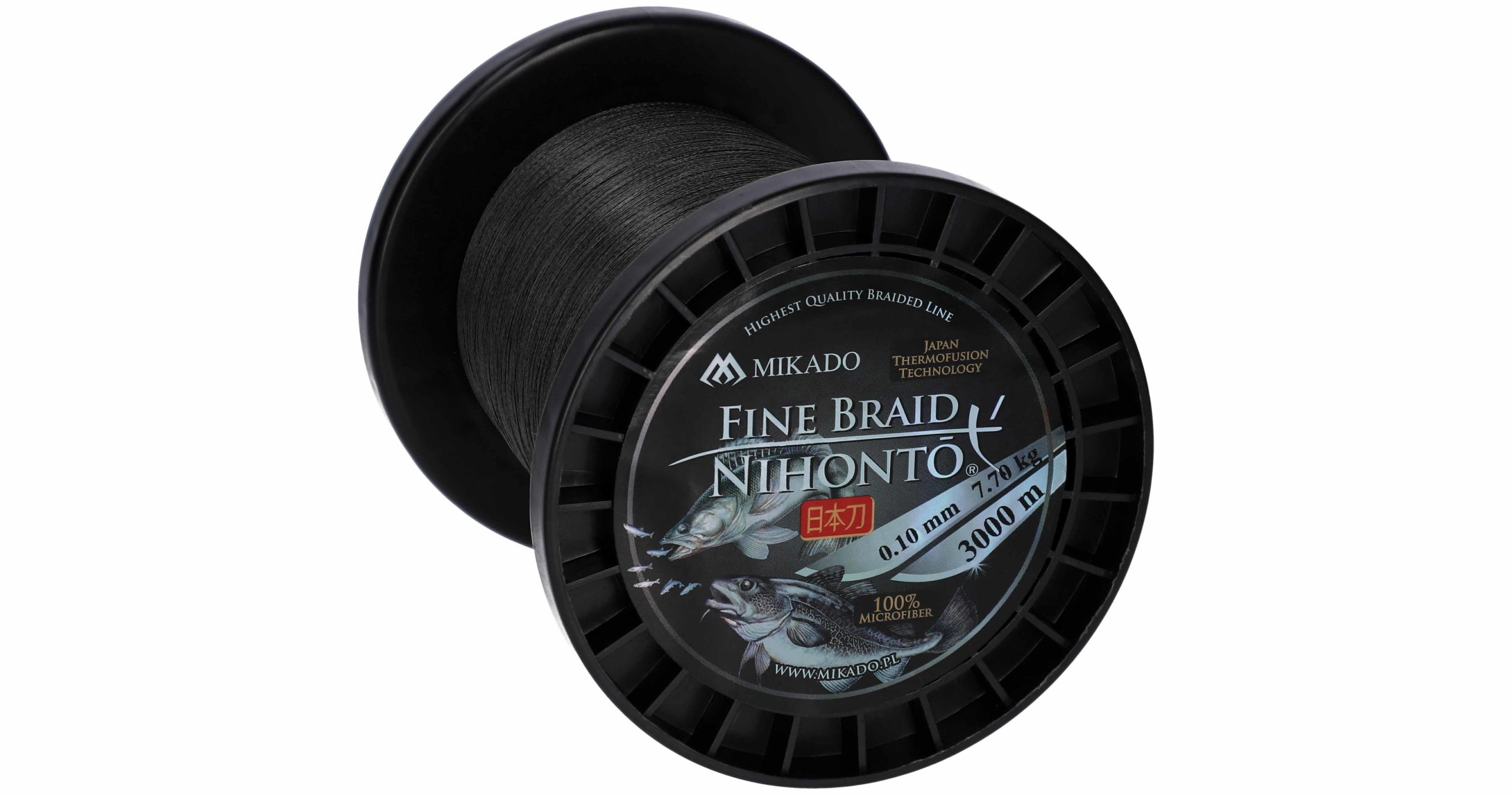 Mikado – PLECIONKA – NIHONTO FINE BRAID – 0.06mm/3.25kg/3000m – CZARNA – op.1szp.