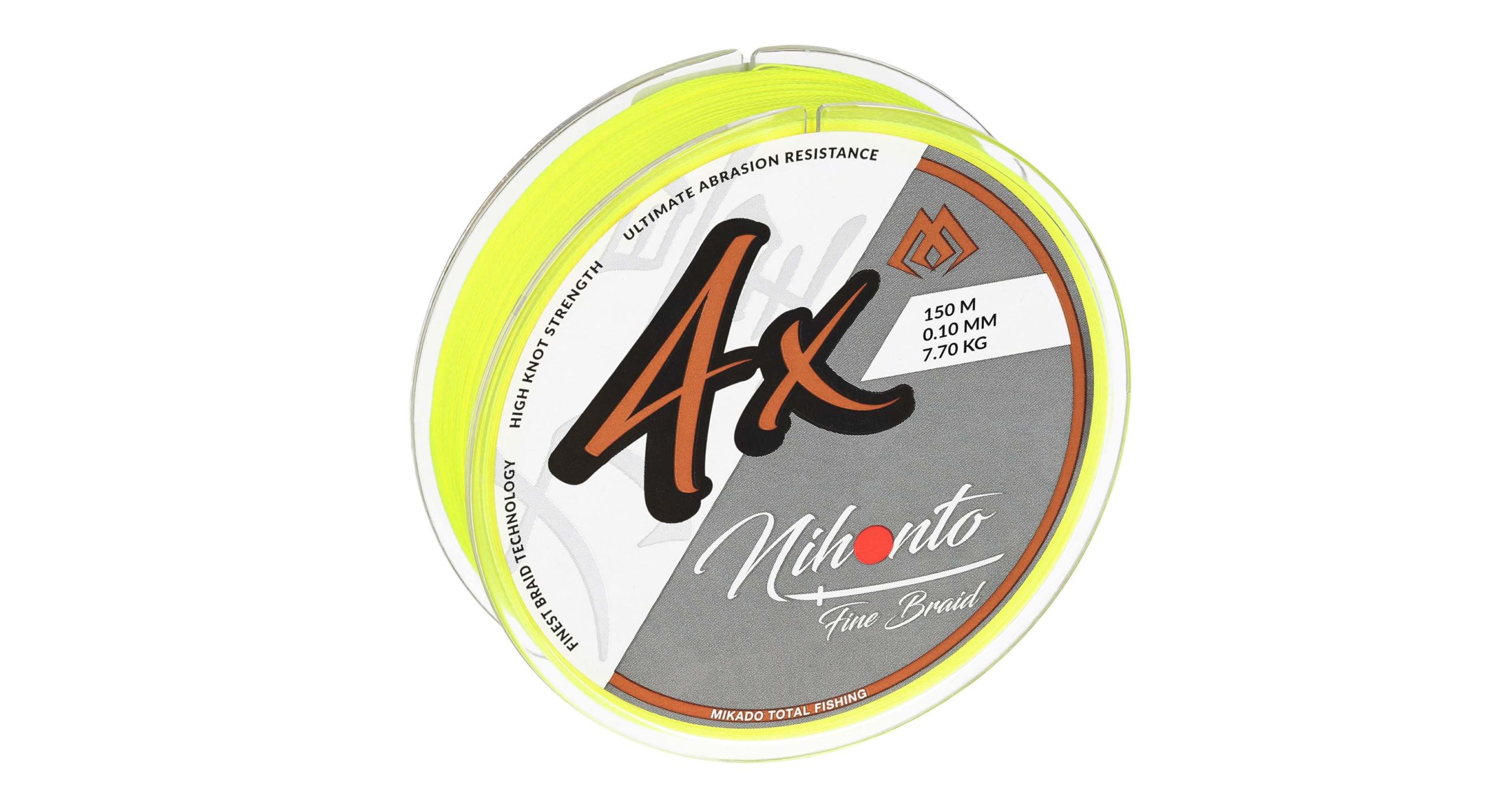 Mikado-PLECIONKA-NIHONTO-FINE-BRAID-0.20mm16.6kg150m-FLUO-x17BxD3x141TA-op.1szp-1-scaled