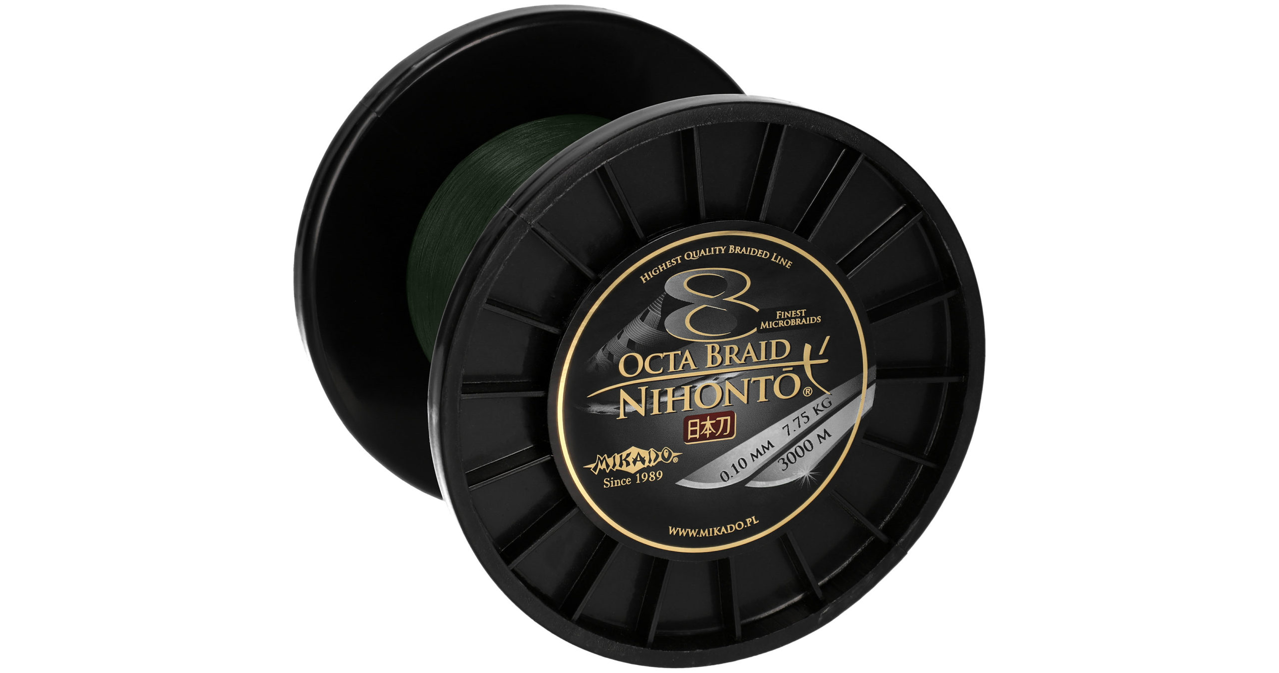 Mikado – PLECIONKA – NIHONTO OCTA BRAID – 0.08mm/5.15kg/2100m – ZIELONA – op.1szp.