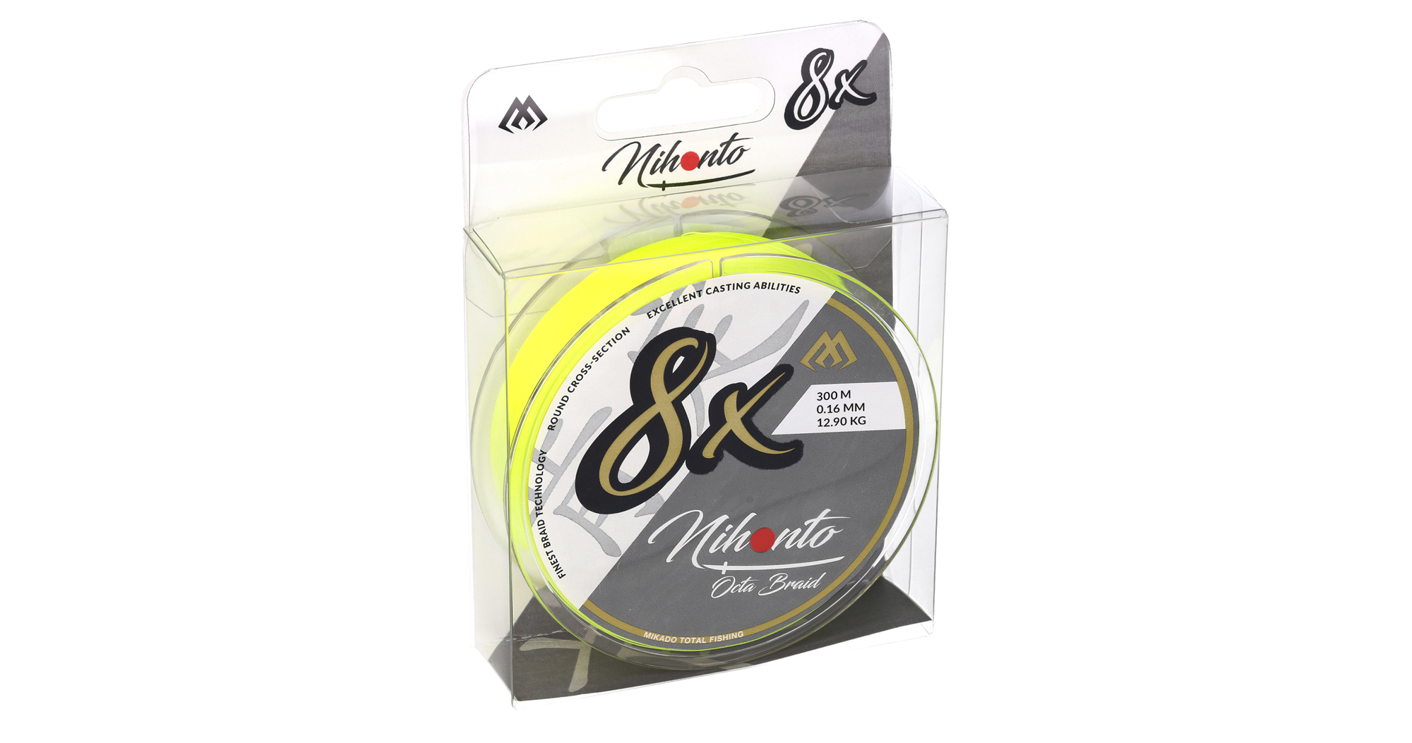 Mikado-PLECIONKA-NIHONTO-OCTA-BRAID-0.08mm5.15kg300m-FLUO-op.1szp-2