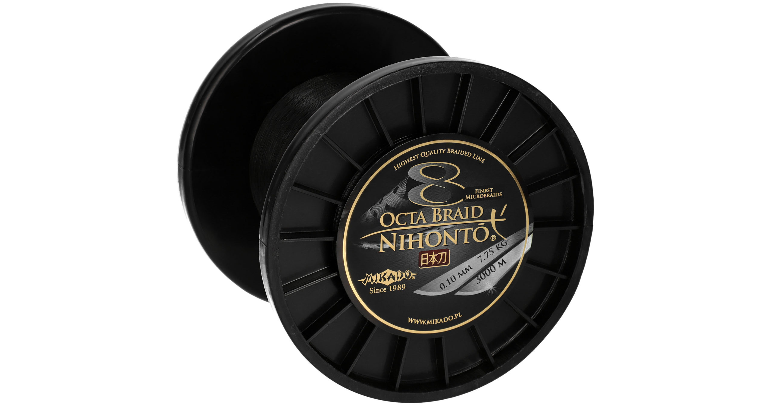 Mikado – PLECIONKA – NIHONTO OCTA BRAID – 0.16mm/12.9kg/3000m – CZARNA – op.1szp.