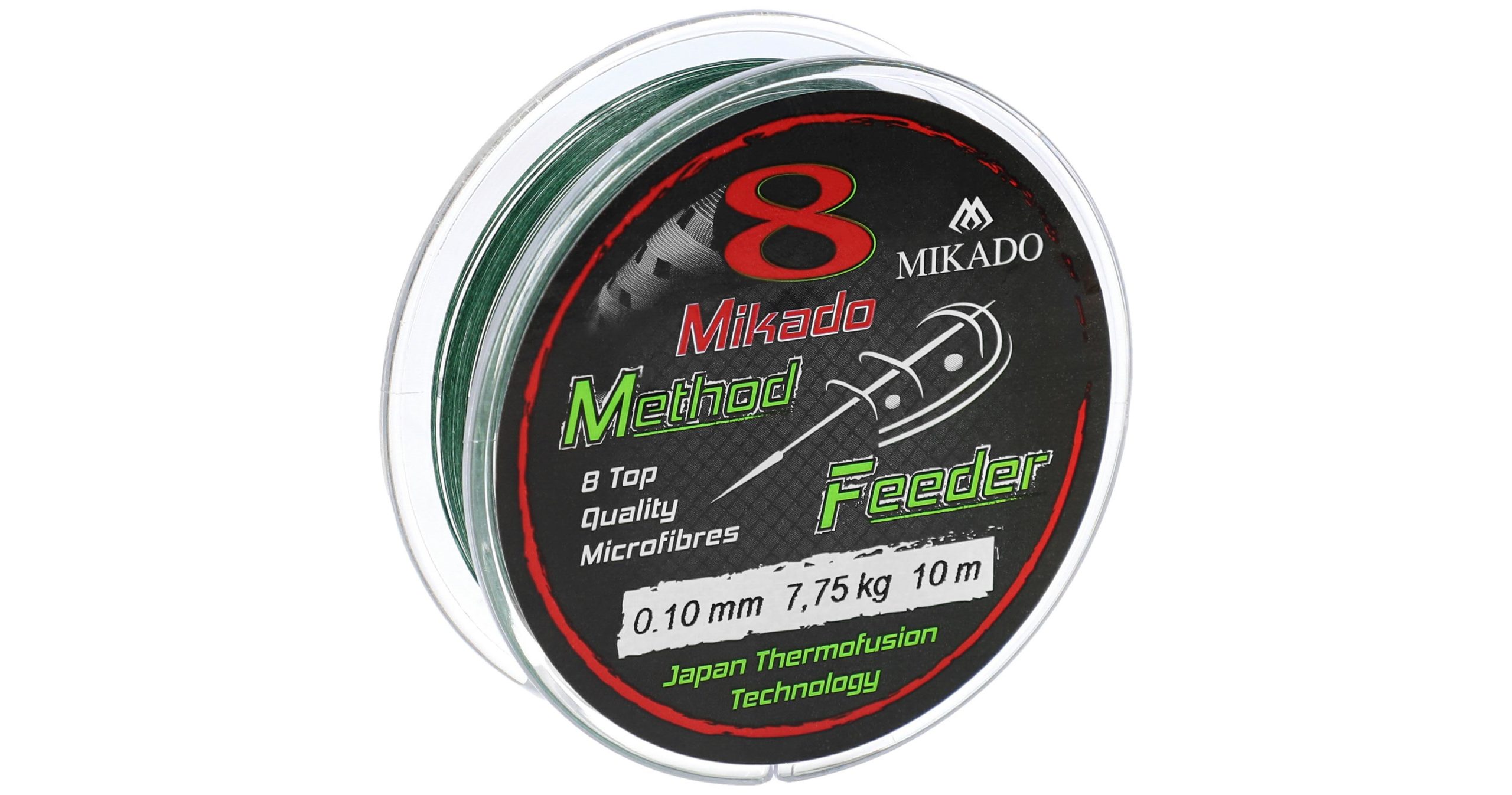 Mikado-PLECIONKA-OCTA-METHOD-FEEDER-0.08mm5.15kg10m-ZIELONA-op.1szp-1-scaled