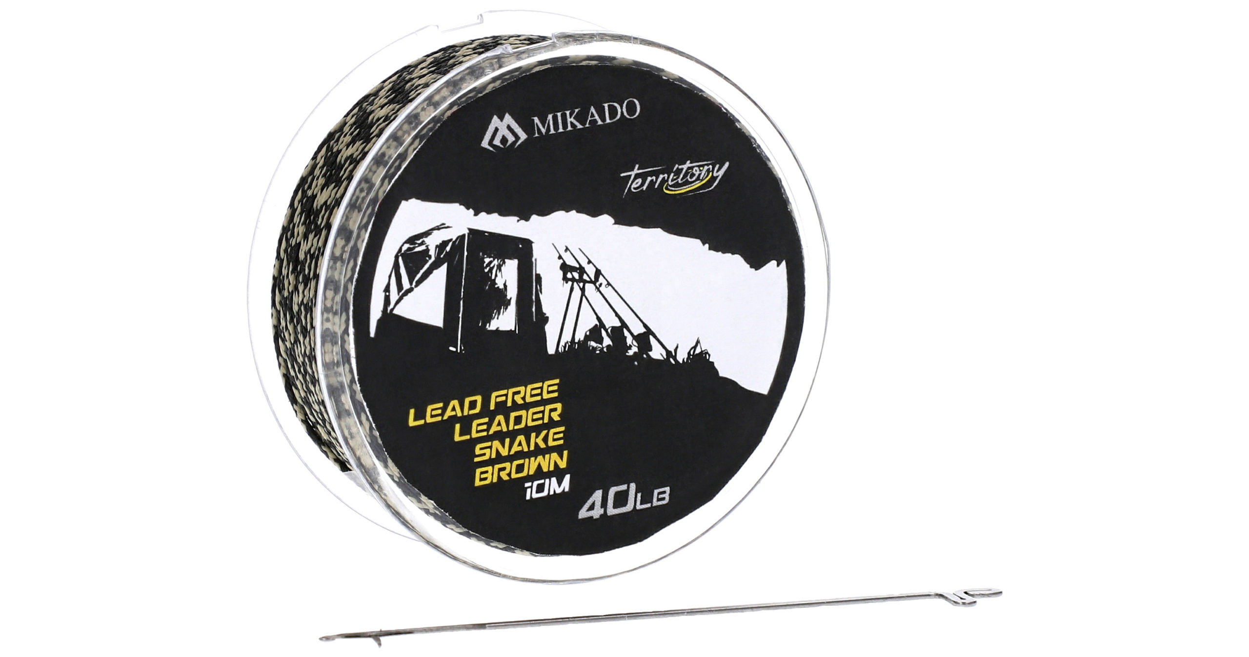 Mikado – PRZYPON – LEAD FREE LEADER – 40lbs/10m – CIEMNY CAMO – op.1szt.