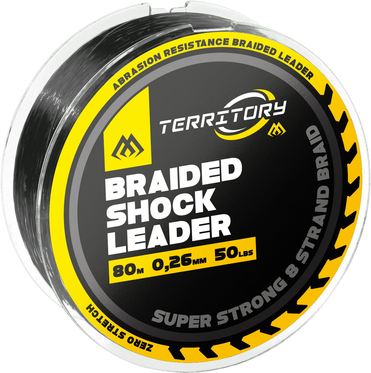 Mikado-PRZYPON-STRZALOWY-BRAIDED-SHOCK-LEADER-50lbs0.26mm80m-op.1szt