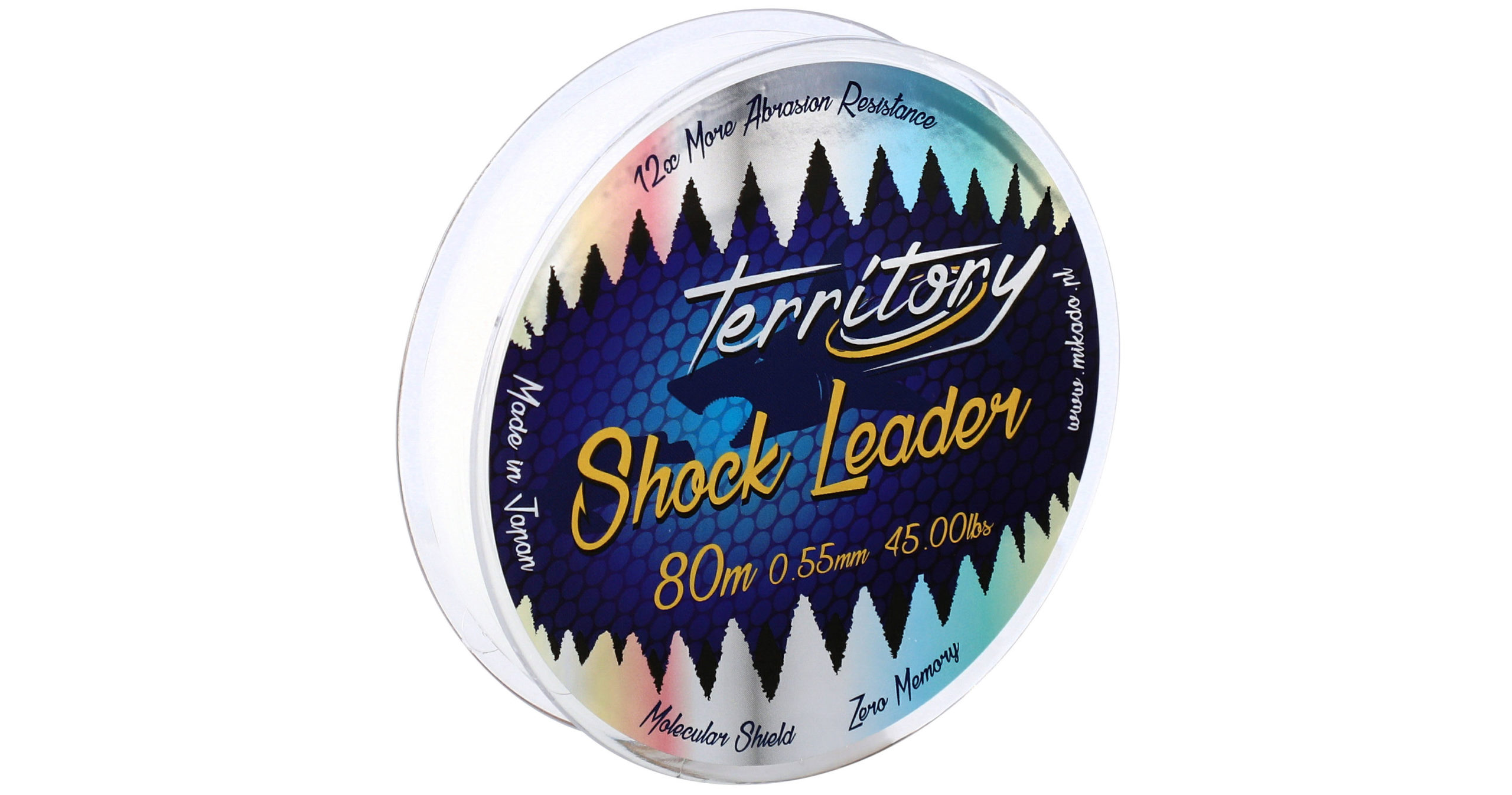 Mikado-PRZYPON-STRZALOWY-TERRITORY-SHOCK-LEADER-45lbs0.55mm80m-TRANSPARENTNY-op.1szp-2-scaled