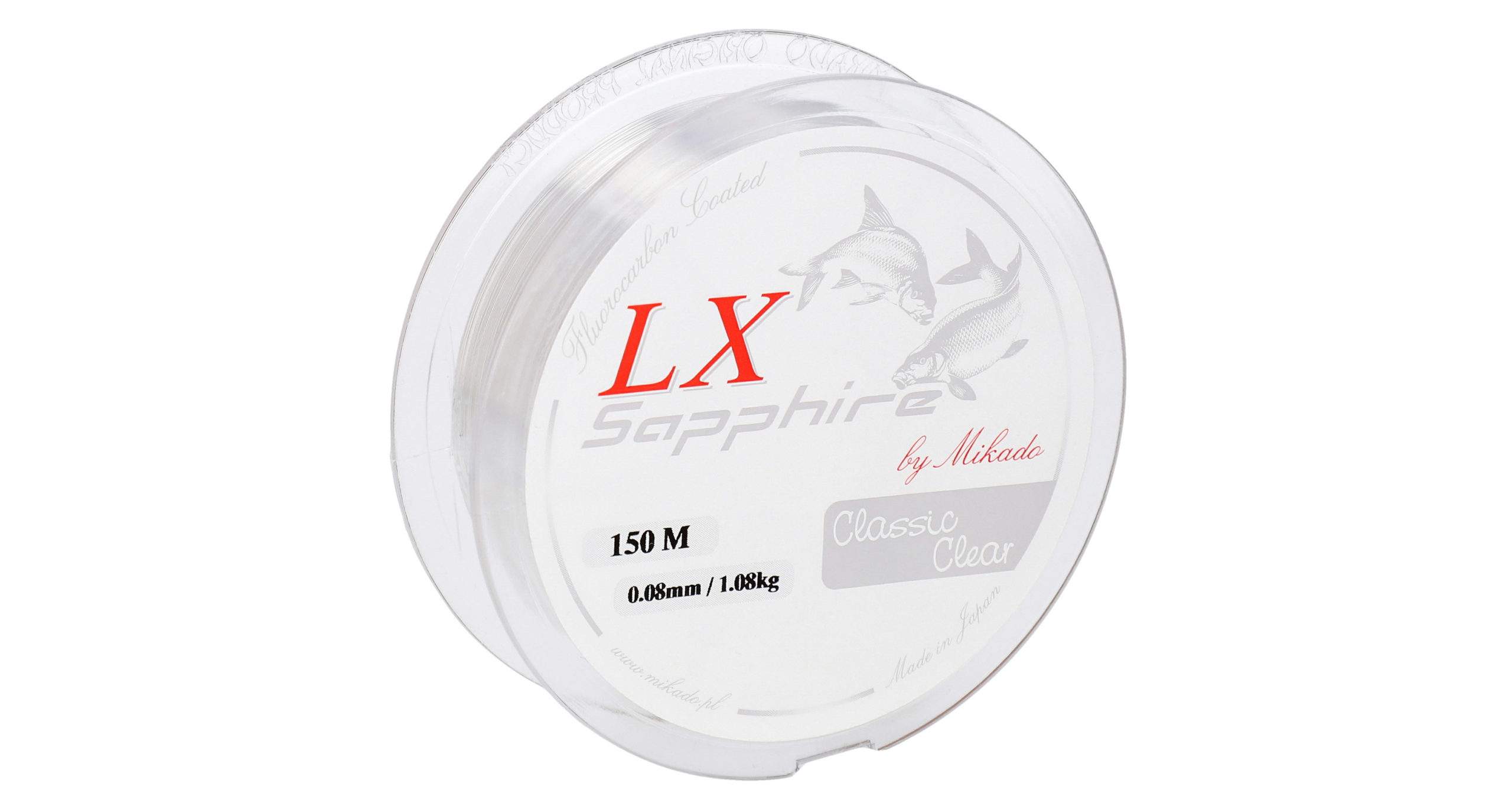 Mikado-ZYLKA-LX-SAPPHIRE-CLASSIC-CLEAR-0.08mm1.08kg150m-op.1szp-1-scaled