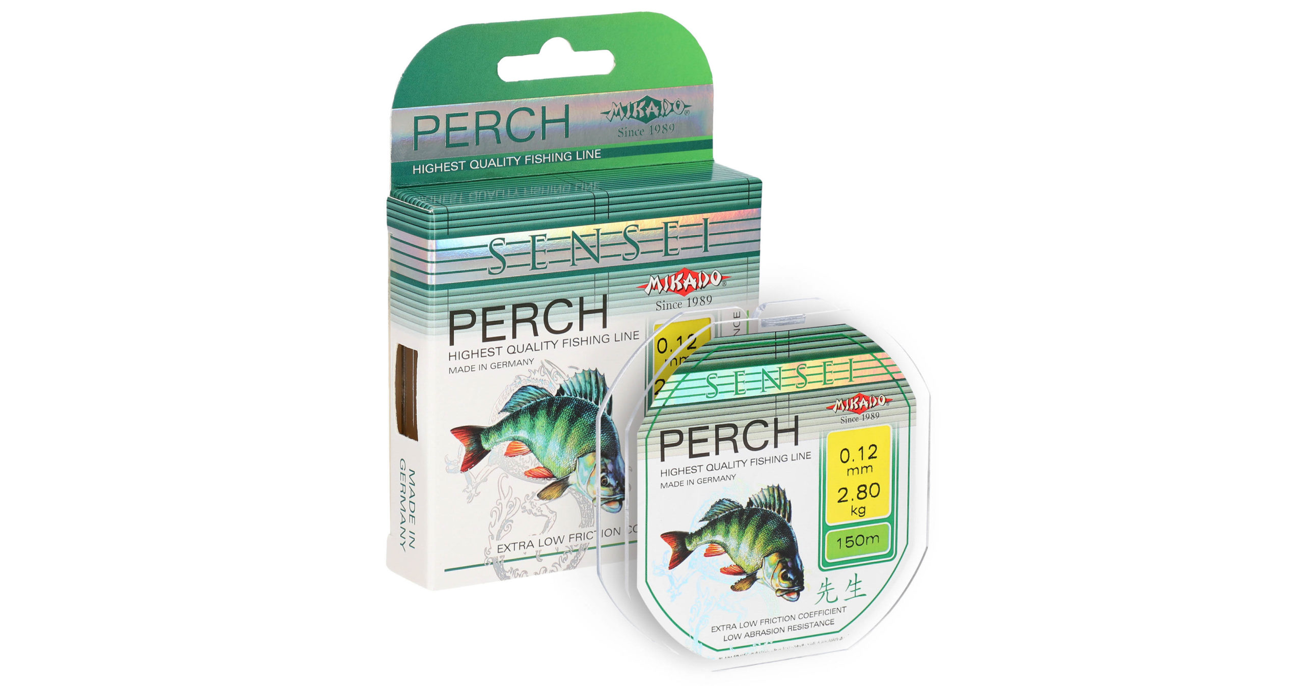 Mikado – ŻYŁKA – SENSEI PERCH – 0.12mm/2.80kg/150m – op.1szp.