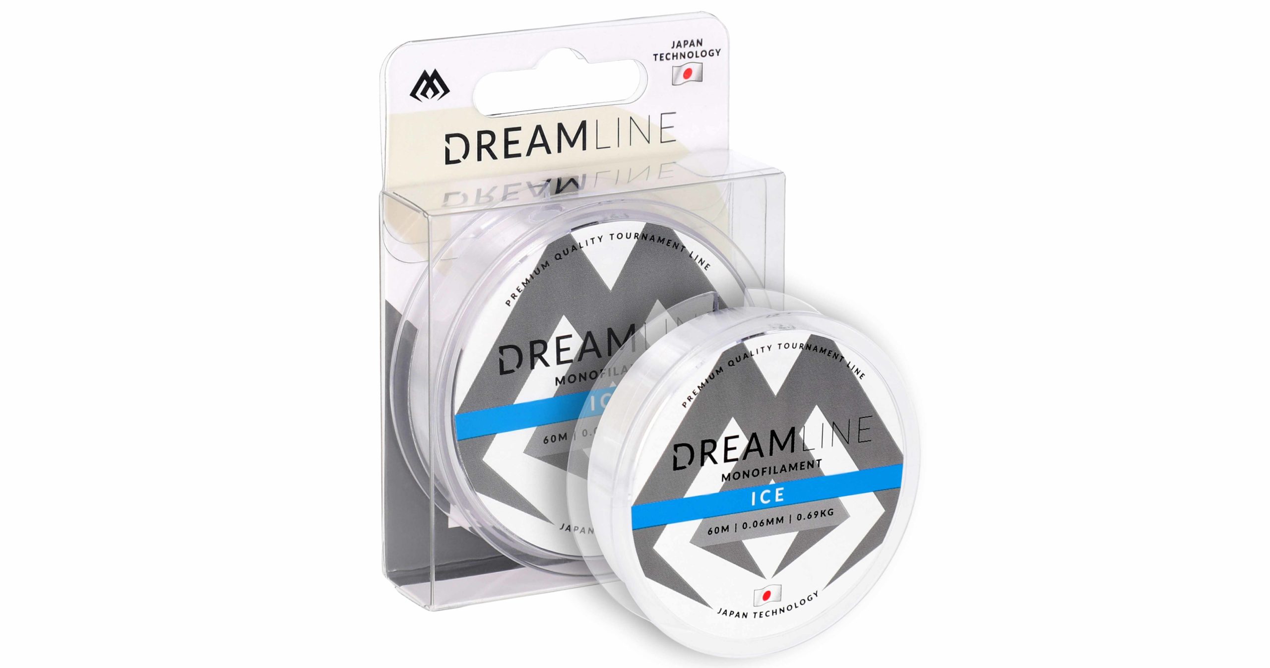 Mikado – ŻYŁKA – DREAMLINE ICE – 0.12mm/2.56kg/60m – TRANSPARENTNA – op.1szp.