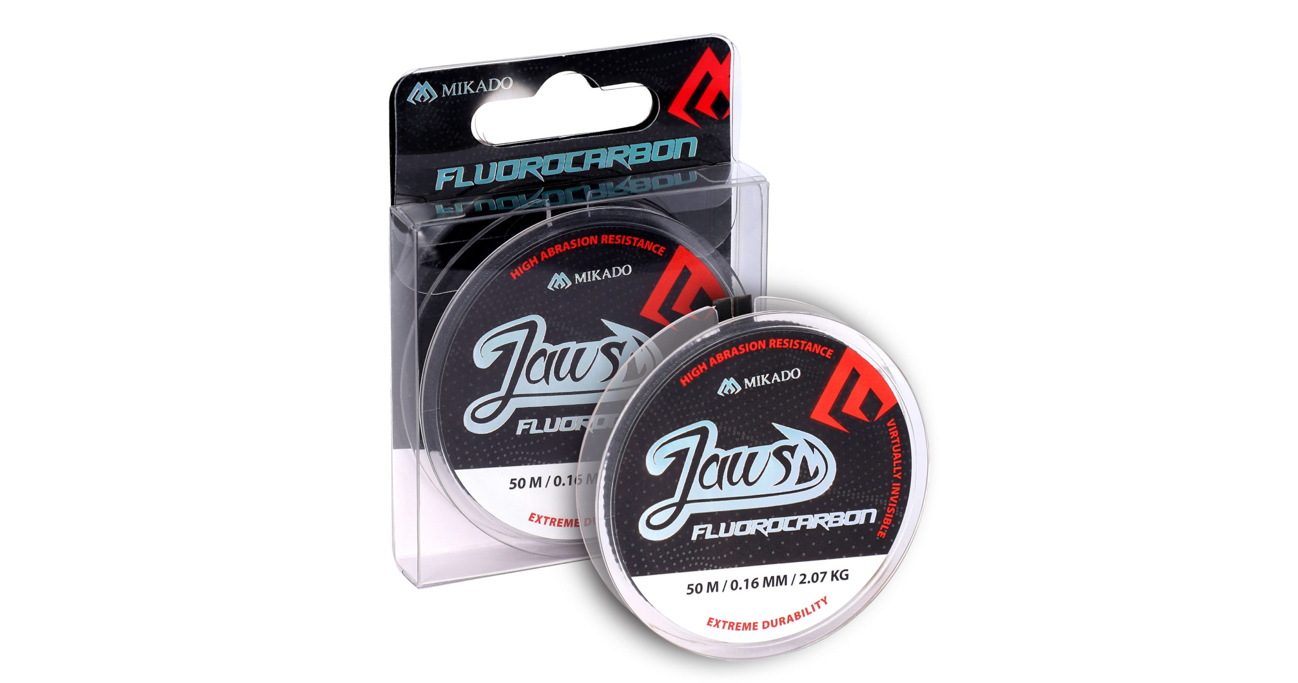 Mikado – ŻYŁKA – FLUOROCARBON JAWS 0.10mm/1.08kg/50m – op.1szp.