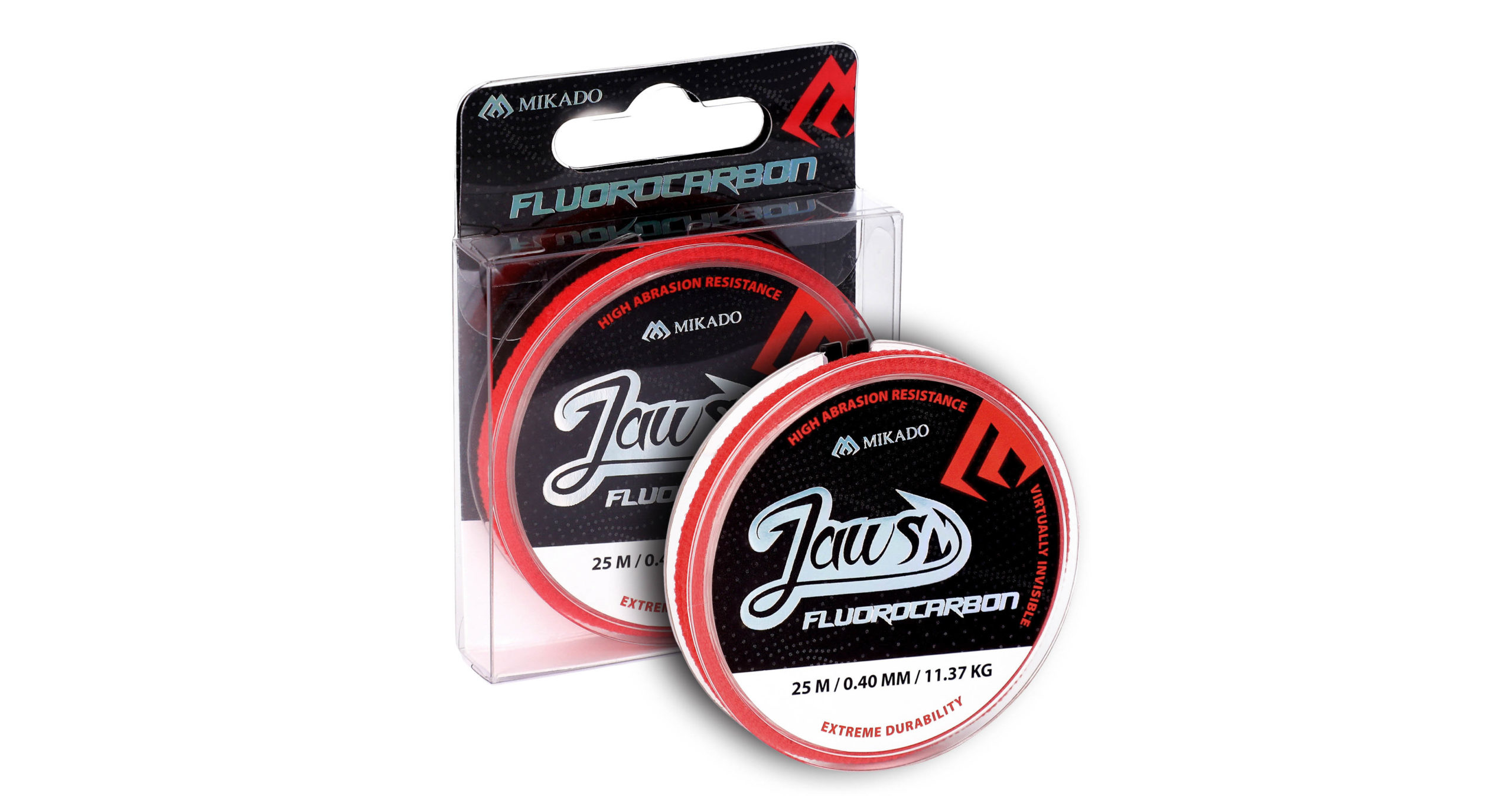 Mikado – ŻYŁKA – FLUOROCARBON JAWS 0.35mm/8.76kg/25m – op.1szp.