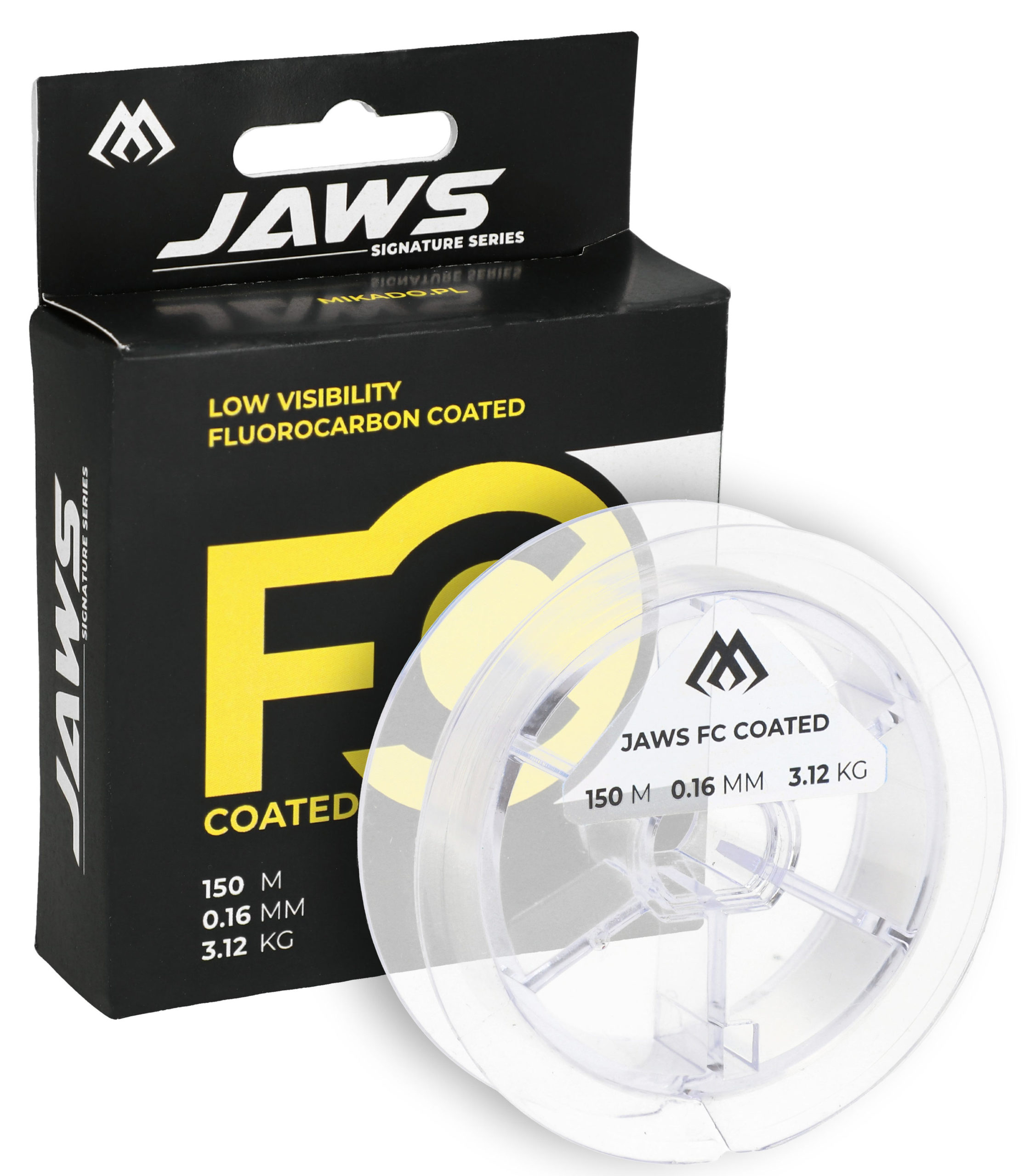 Mikado – ŻYŁKA – JAWS FC COATED 0.18mm/4.05kg/150m TRANSPARENTNA – op.1szt.