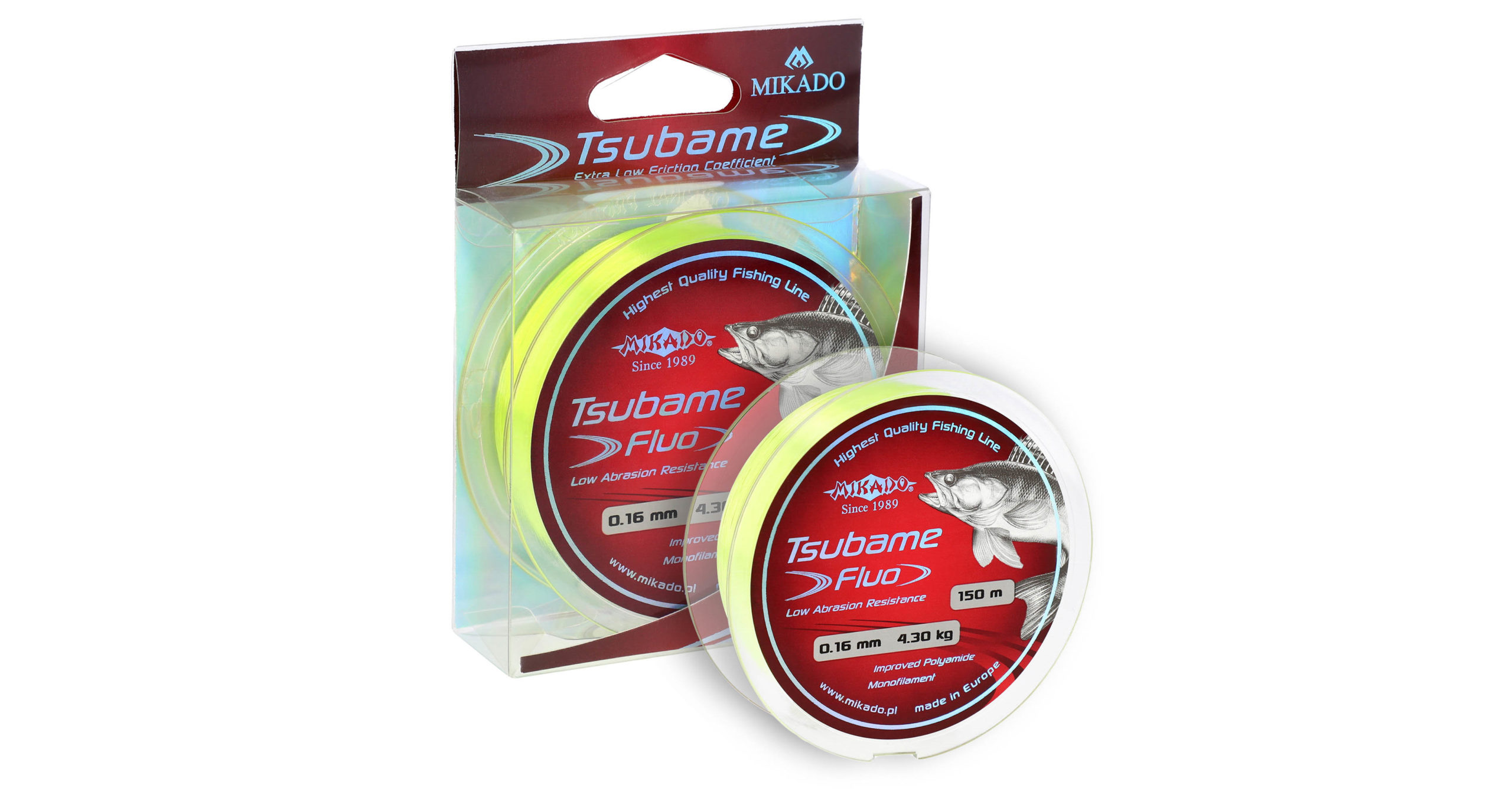 Mikado – ŻYŁKA – TSUBAME FLUO – 0.18mm/5.20kg/150m – op.1szp.