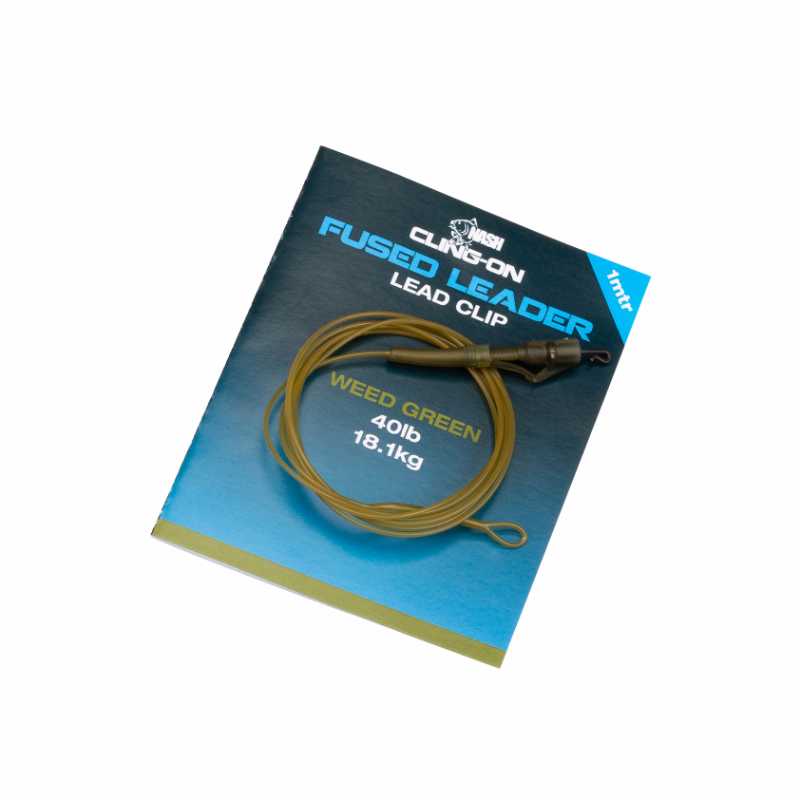 Nash-Cling-On-Fused-Lead-Clip-Leader-Silt-1m-T8171