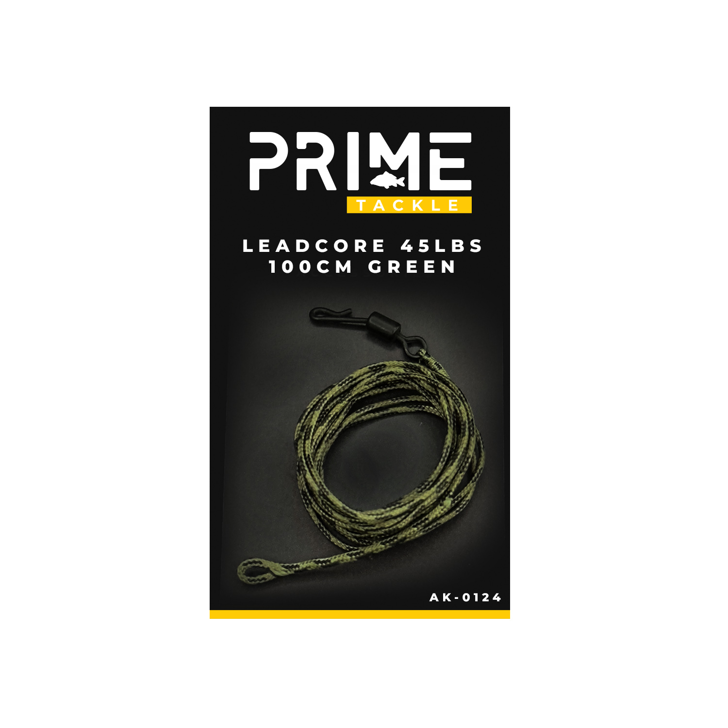 PRIME TACKLE – Leadcore karpiowy 45 lbs / 100 cm GREEN