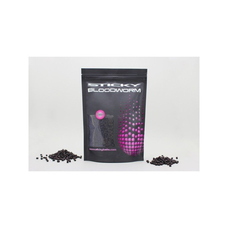 STICKY-BAITS-BLOODWORM-PELLET-2.3mm900g-Sklep-Karpiowy-Premium-Sticky-Baits-1