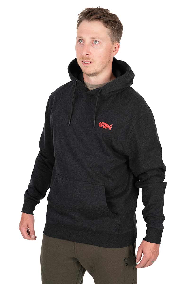 Spomb™-Black-Marl-Hoodie-1