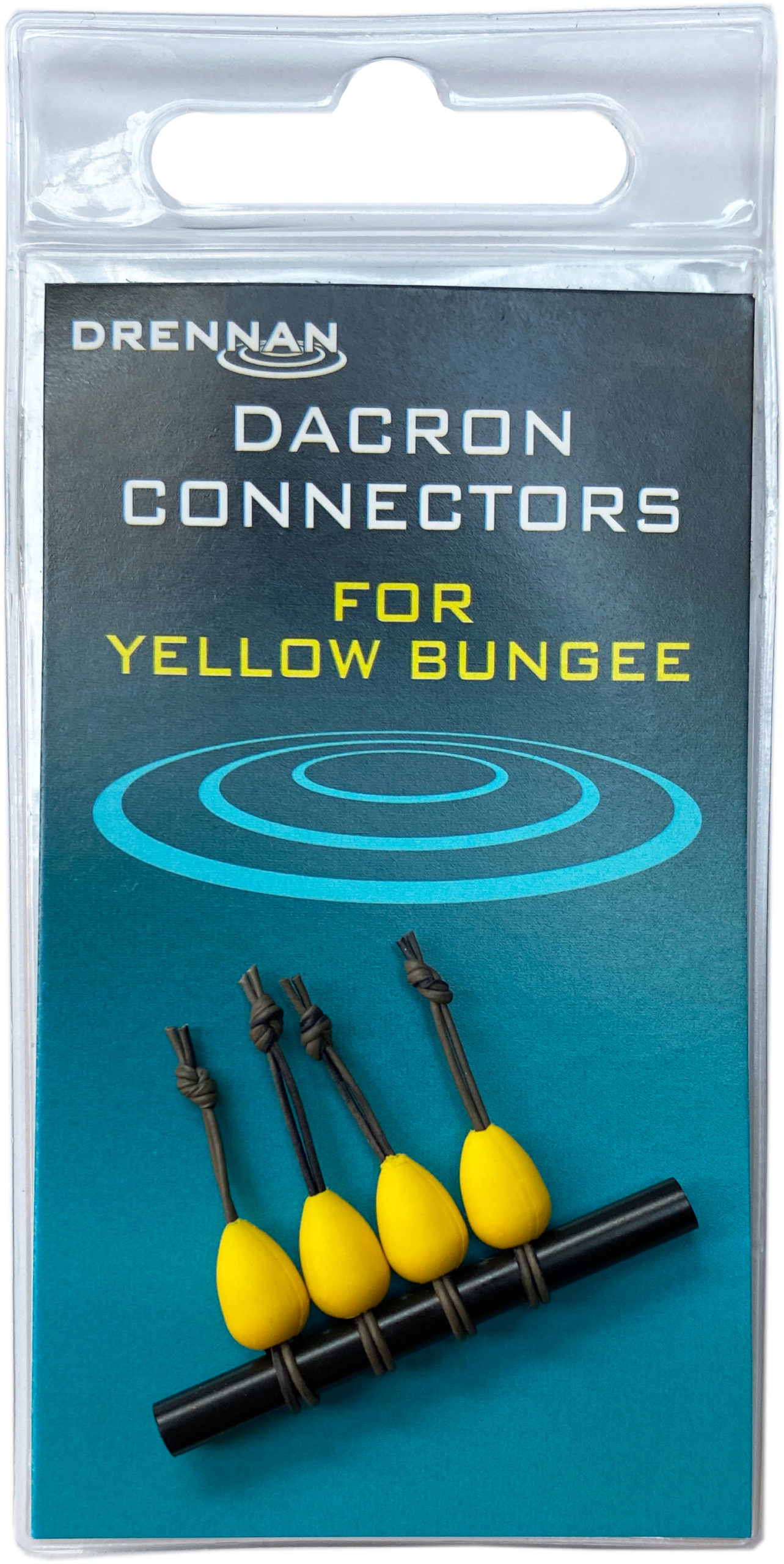 DACRON CONNECTORS Medium Yellow Drennan 4szt. Kod: TODCY003