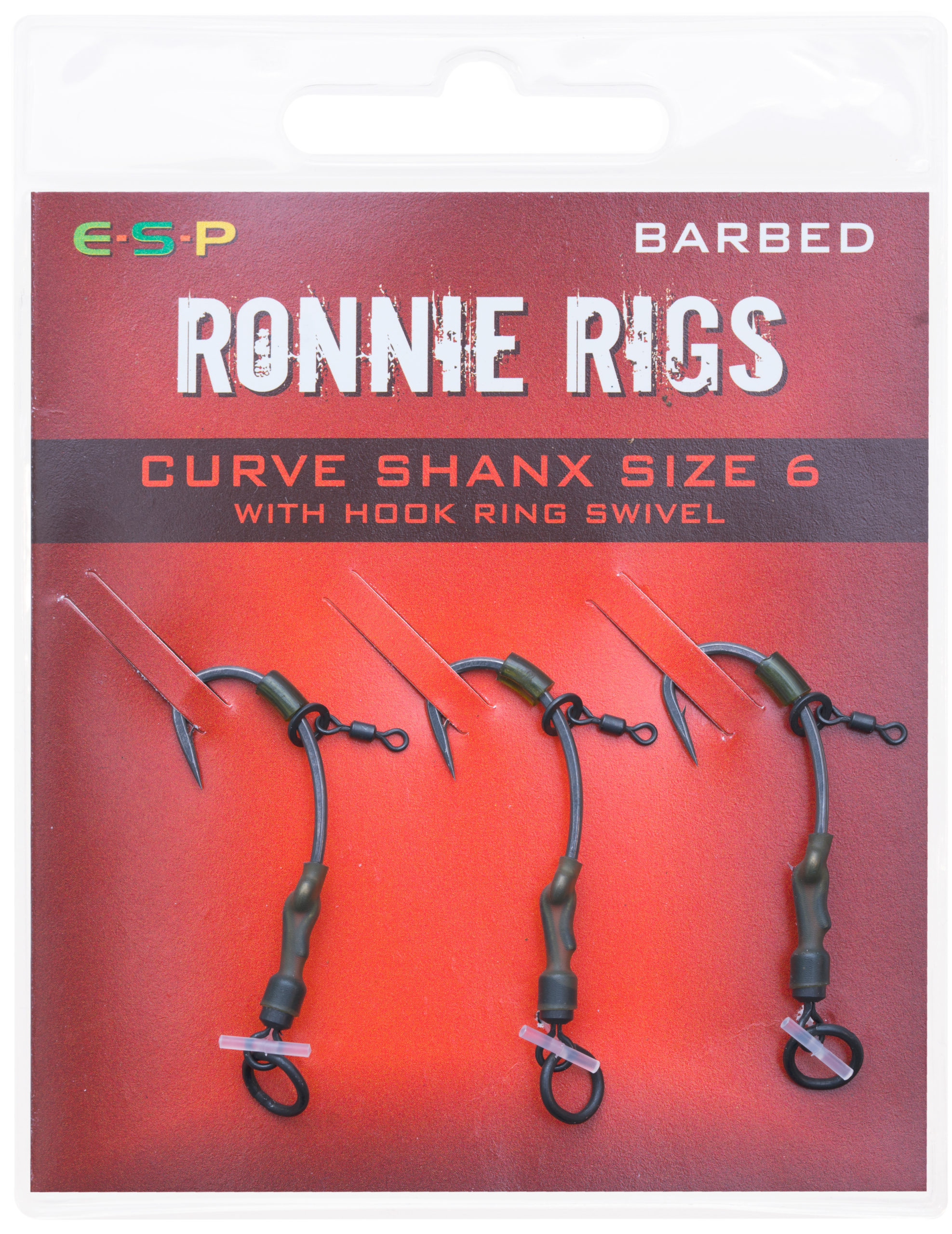 RONNIE RIGS BARBED Haczyki 3szt. ESP