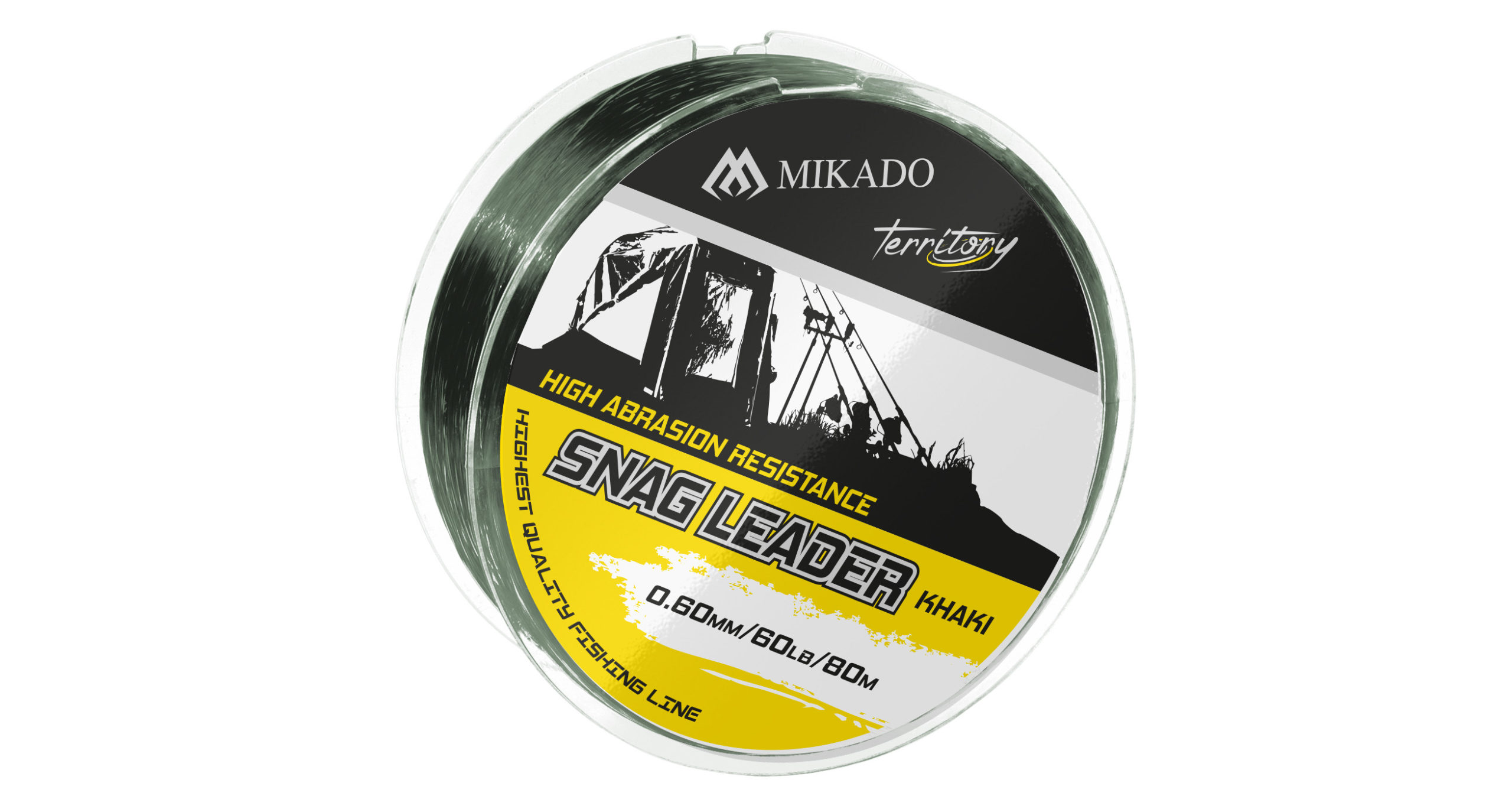 Mikado – PRZYPON STRZAŁOWY – SNAG LEADER KHAKI 60lbs/0.60mm/80m – op.1szt.